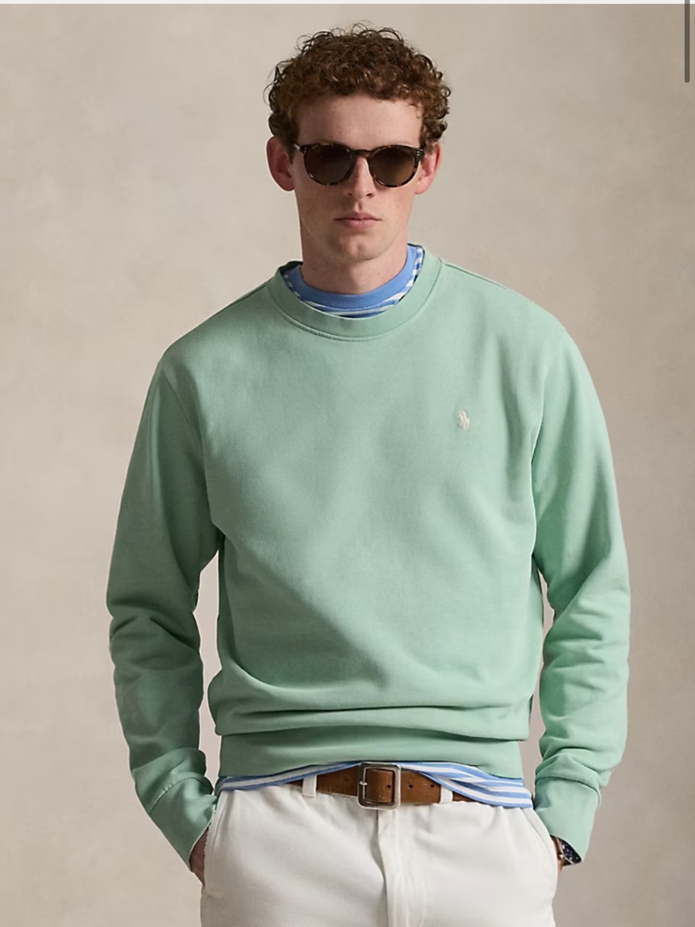 Ralph Lauren Mint Green Crewneck Sweatshirt - Men's XL